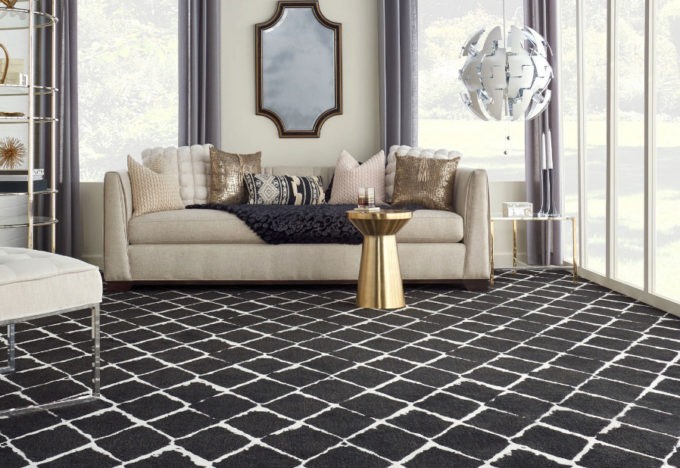 The Black and White Floor Edit