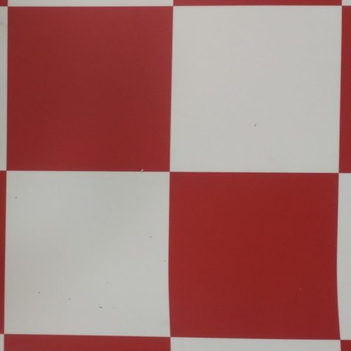 Tarkett Red and White Checkerboard (12