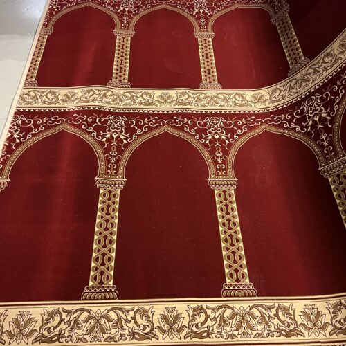 Red Hira Mosque Carpet