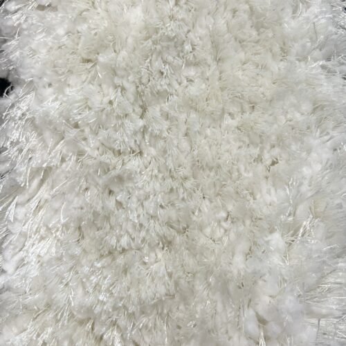 Kane Super Nova Ivory #1373 (White Plush Shag)