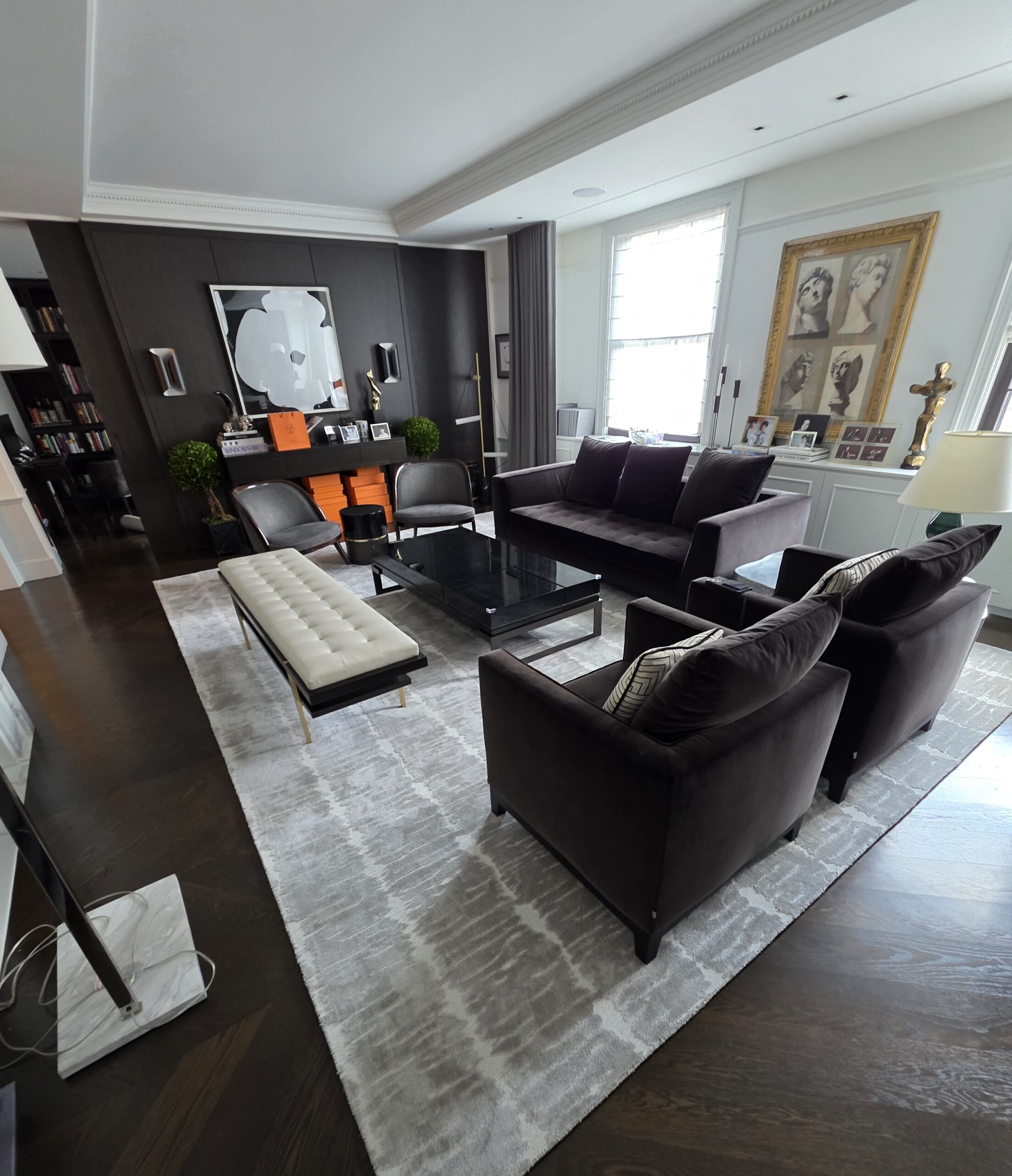 Custom Hand Serged Rosecore Rug Installed By Carpet Time