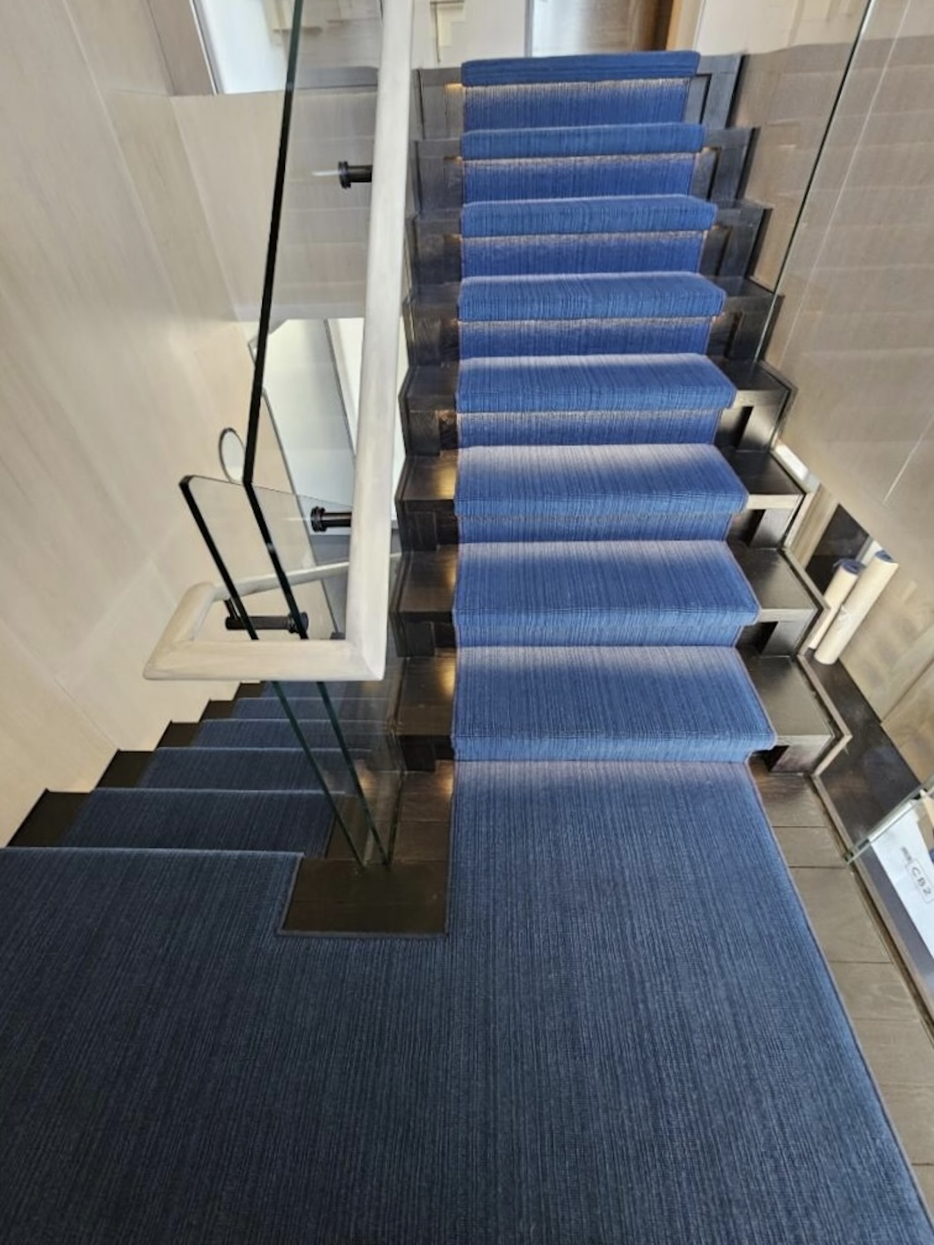 Radici Aria Color Zaffiro Stair Runner By Carpet Time