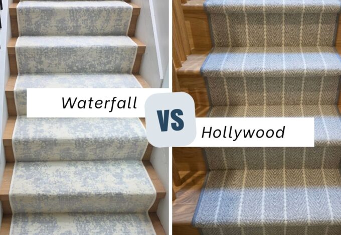 Stair Runners: Waterfall vs Hollywood Installation Method