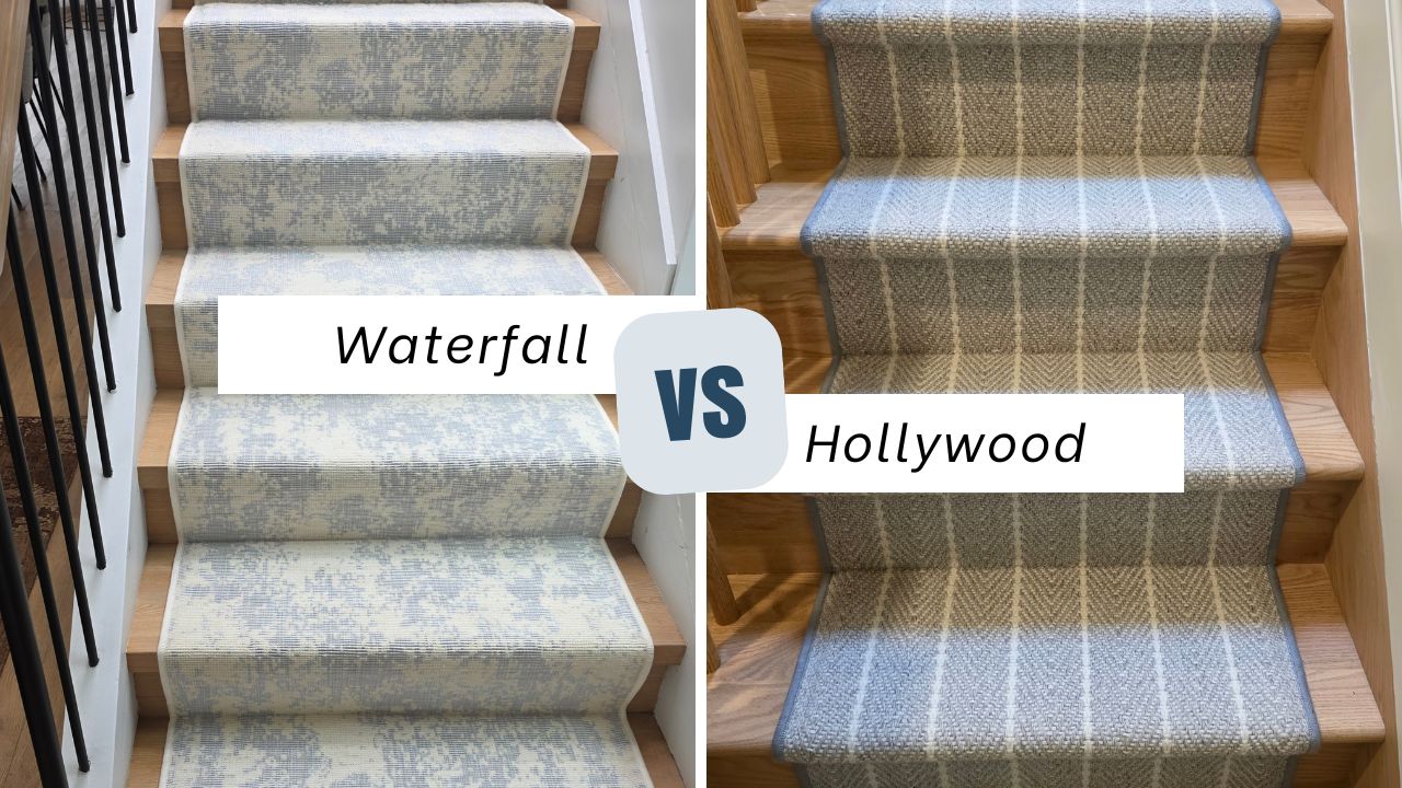 Stair Runners: Waterfall vs Hollywood Installation Method