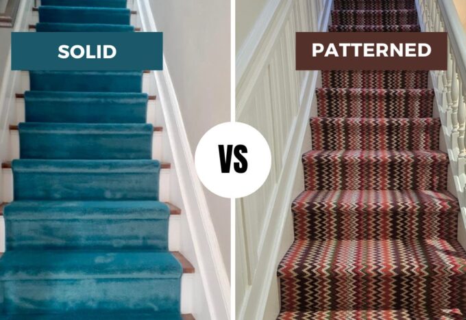 Patterned vs Solid Carpet on Stairs: An NYC Stair Runner Guide